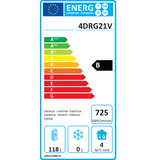 Commercial Refrigerated Counter 4 drawers Depth 700mm |  4DRG21V