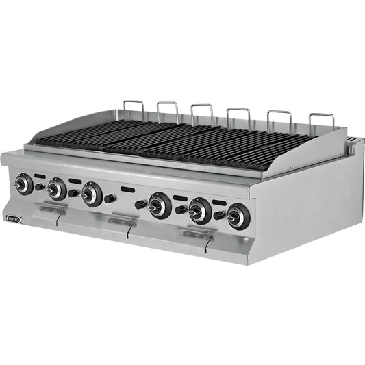Gas Lavarock Chargrill with Steam Function 21kW |  6LG030S