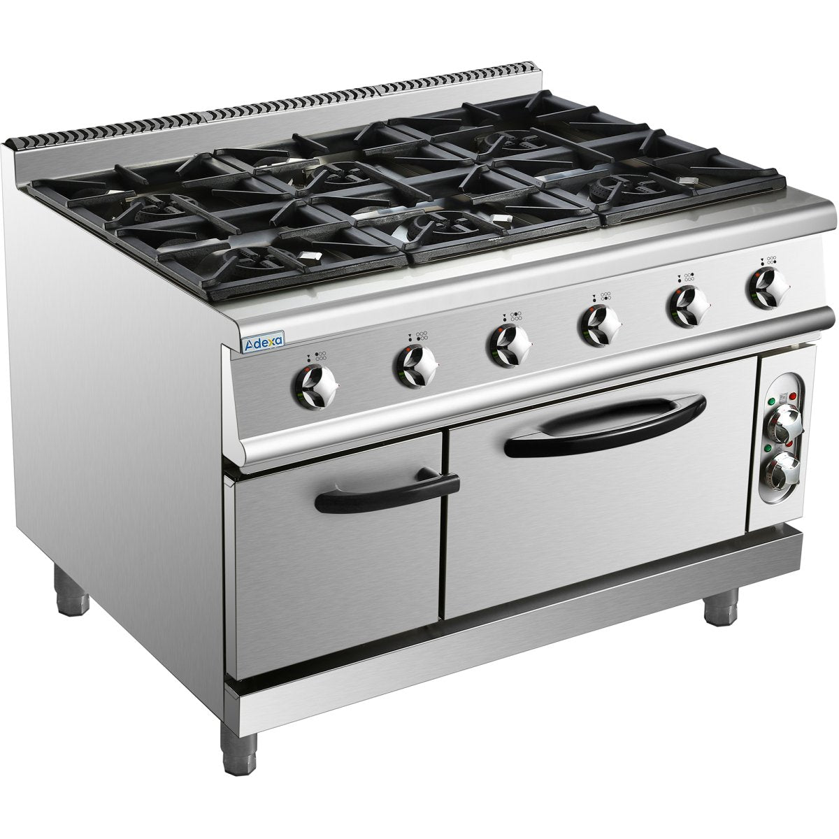 Professional Gas range 6 burners 36kW Electric oven 5.8kW 900mm Depth |  ADX996ZA