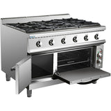 Professional Gas range 6 burners 36kW Electric oven 5.8kW 900mm Depth |  ADX996ZA