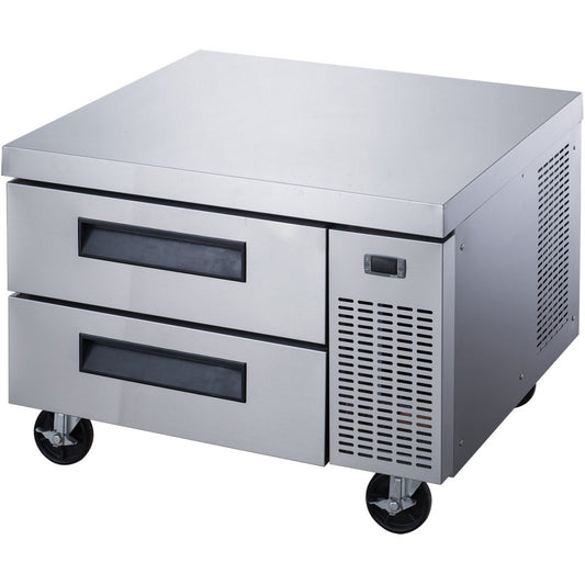 Professional Low Refrigerated Counter / Chef Base 2 drawers 1335x820x635mm |  DCB52