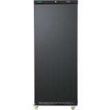 600lt Commercial Refrigerator Upright cabinet Black Single door |  DWR600BC