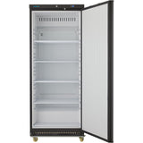 600lt Commercial Refrigerator Upright cabinet Black Single door |  DWR600BC