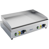 Chrome Coated Commercial Griddle Smooth/Ribbed 720x460x240mm  3.5kW Electric |  EG720D