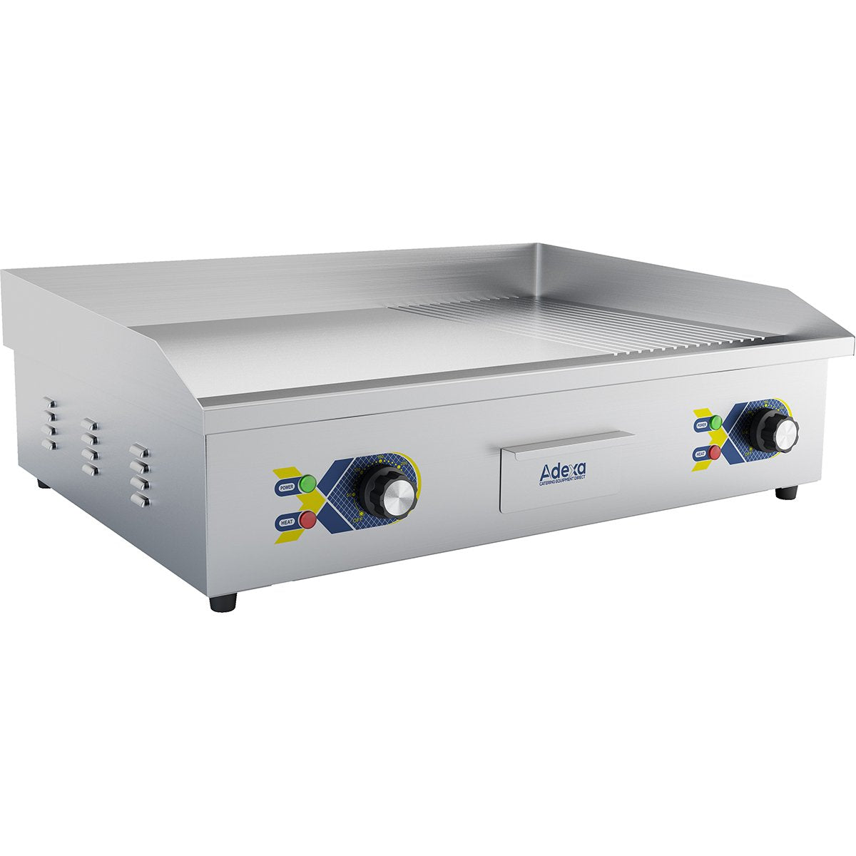 Commercial Griddle Smooth/Ribbed 730x550x240mm 4.4kW Electric |  EG8202