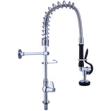 Pre Rinse Spray Unit Deck mount Single inlet Height 600mm Stainless steel |  EQ7803A