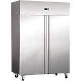 Commercial Freezer Upright cabinet Stainless steel 1200 litres Twin door Fan assisted cooling |  F1200S