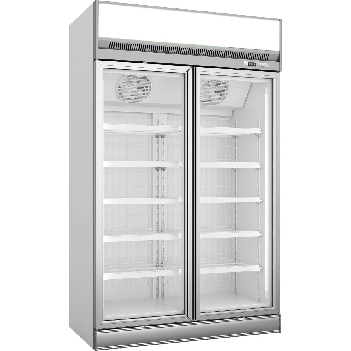 Commercial Display cooler 1195 litres Double hinged doors Top mount |  TR101