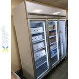 Commercial Display freezer 1563 litres Triple hinged doors Top mount |  FF777TOP