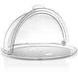 Polycarbonate Roll-up Dome Cover for Round Tray Ø390mm Clear |  GFM13