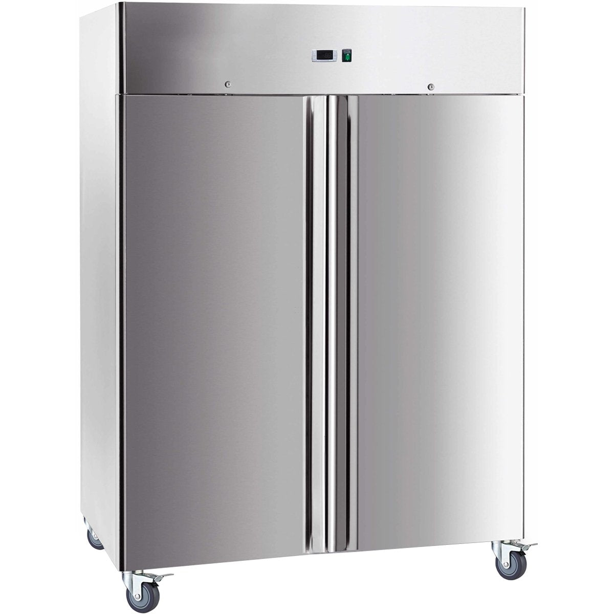 Commercial Refrigerator Upright cabinet 1476 litres Stainless steel Twin door GN2/1 Ventilated cooling |  R1400V