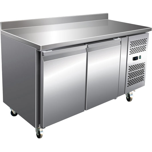 Professional Refrigerated Counter with Upstand 2 doors Depth 600mm |  RS22V