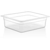 Polypropylene Gastronorm Pan GN1/2 Depth 100mm Clear 5 litres |  GNPP12100