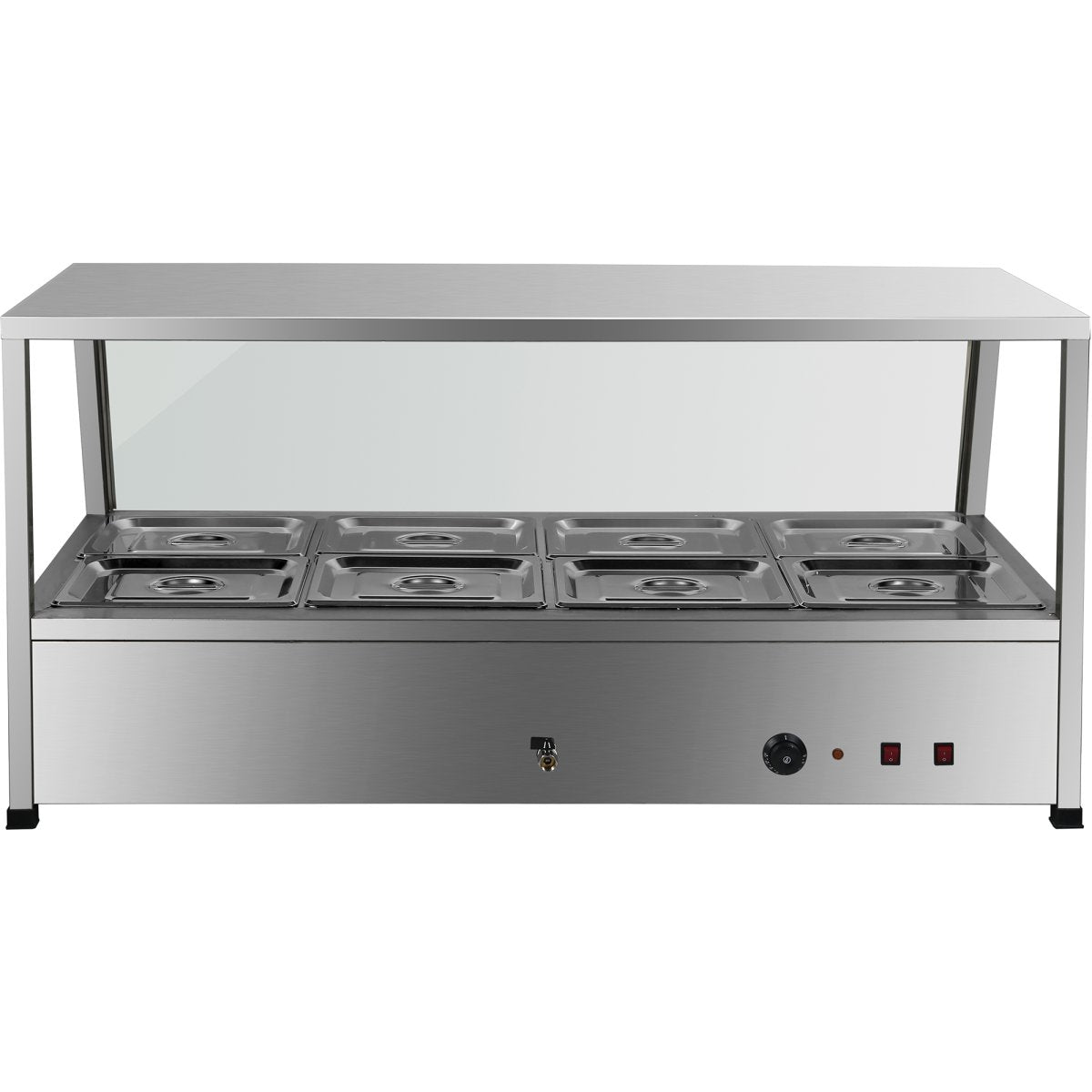 Display Bain Marie Counterop 10xGN1/2 150mm |  HBM213