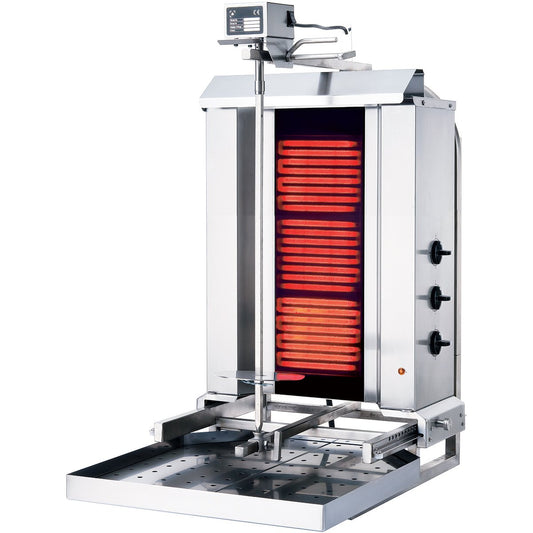 Professional Gyros/Kebab grill Electric Movable body Top motor Capacity 40kg 3 elements 5.4kW |  KLG230HG