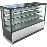 Cake counter 1500x730x1300mm 3 shelves Stainless steel base LED |  GN1500RF3