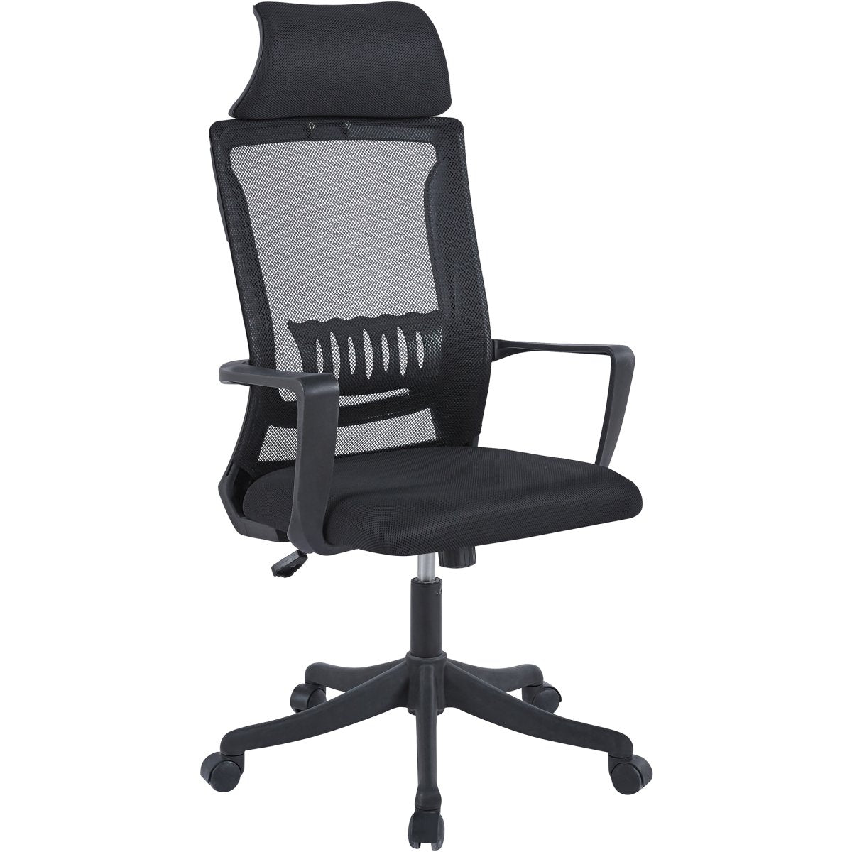 Mesh Office Chair with Headrest Black |  OC2521