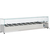 Refrigerated Servery Prep Top 1800mm 8xGN1/4 Depth 330mm |  PT18