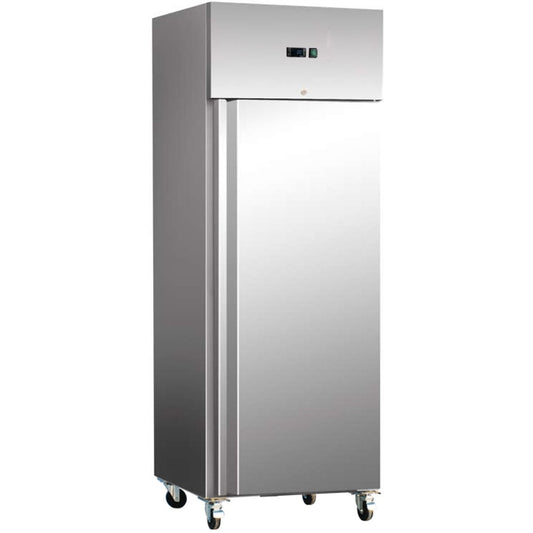 600lt Commercial Refrigerator Stainless Steel Upright cabinet Single door GN2/1 Ventilated cooling |  R600V