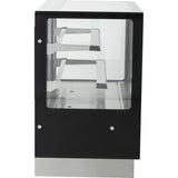 Cake counter 1800x730x1200mm 2 shelves Mirror front LED |  GN1800RF2