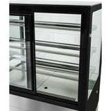 Cake counter 1200x730x1300mm 3 shelves Stainless steel base LED |  GN1200RF3