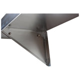 Wall Shelf Stainless steel 1400x400x250mm |  WHWS40140