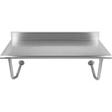 Professional Wall Mounted Work table Stainless steel 1600x600x900mm |  WMTB60160