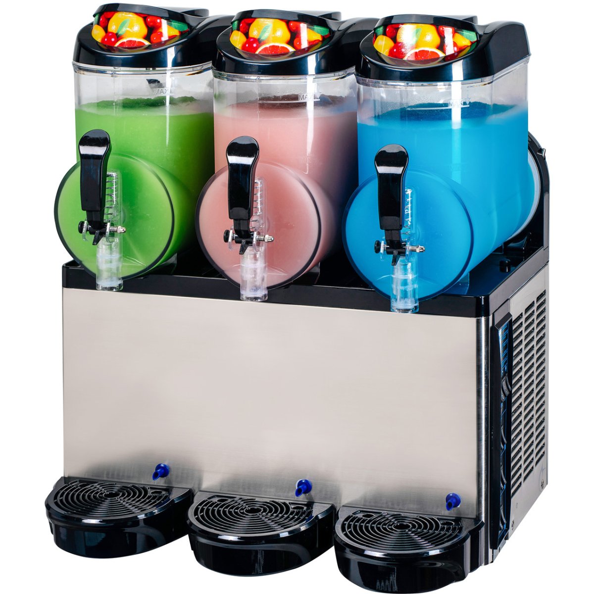 B GRADE Commercial Slush Machine 3 x 12 litres |  XRJ12LX3T B GRADE