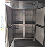 B GRADE Commercial Refrigerator Stainless Steel Upright cabinet 2 split doors 1200 litre Fan cooling |  Z10DF B GRADE